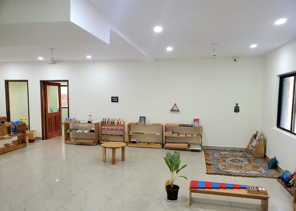Children engaged in creative activities